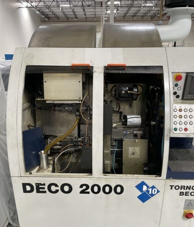 Bechler, Tornos CNC Control 10,000 RPM DECO-2000 2 Axis
