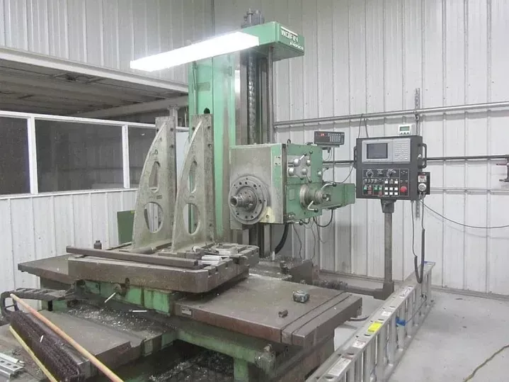 Wotan CNC TABLE TYPE HORIZONTAL BORING MILL 4" Variabl