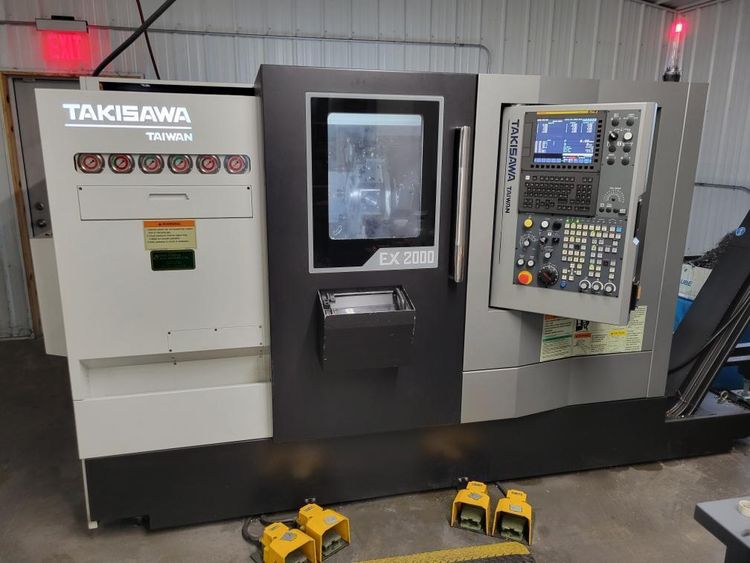 Takisawa Fanuc Oi-TF Plus 4500 RPM EX-2000YS 3 Axis