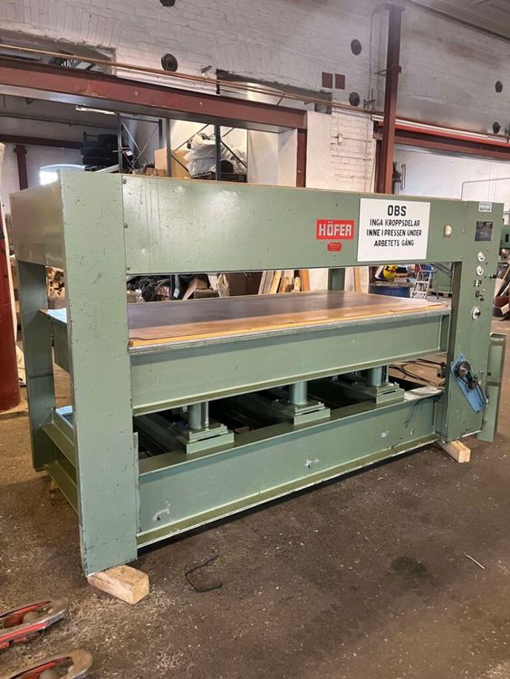 Hofer Veneer press