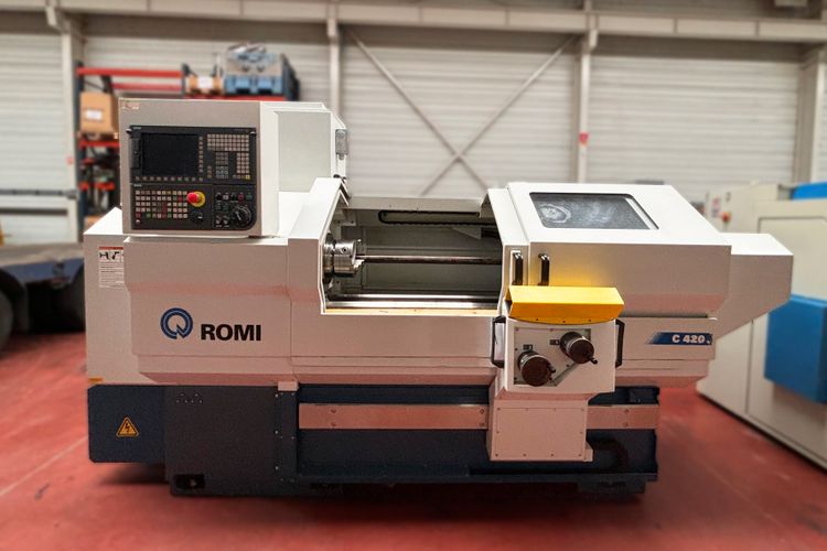 Romi SIEMENS SINUMERIK 828 D BASIC 4000 rpm C 420 CNC 2 Axis