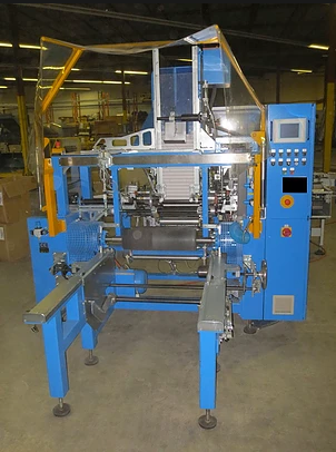 Ludwig Brucher Film and Foil Rewinder w/ outfeed Roller Conveyor