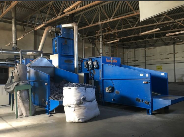 Bematic null Airlay thermobonding and spray-bonding line