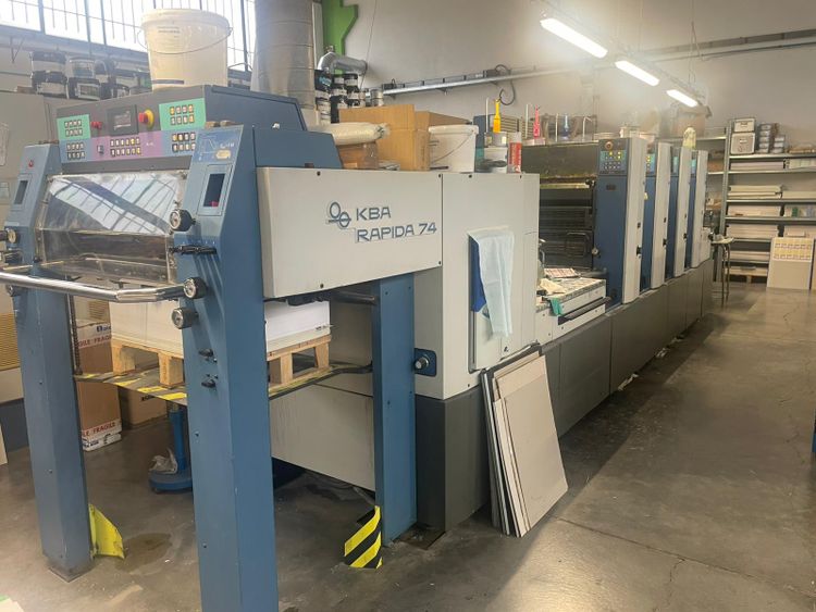 KBA Rapida 74-4 PWHA UV Interdeck 52x74