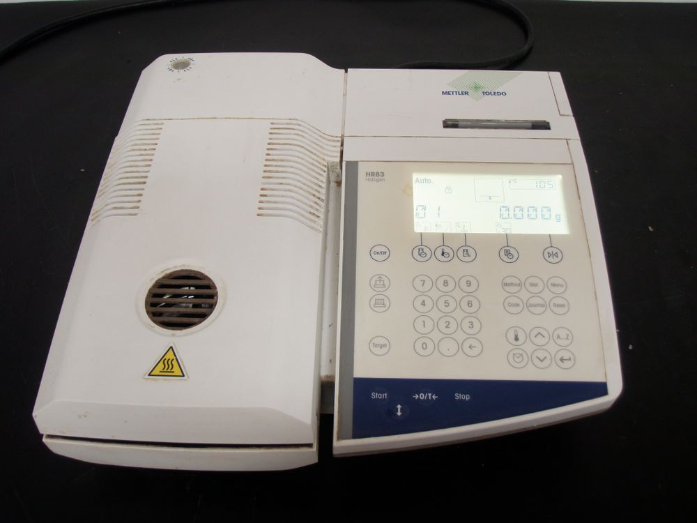 Mettler Toledo Hr83 Moisture Analyzer Manual