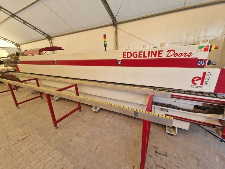 Elwood Softforming Edgebander with Panel Sizing Unit