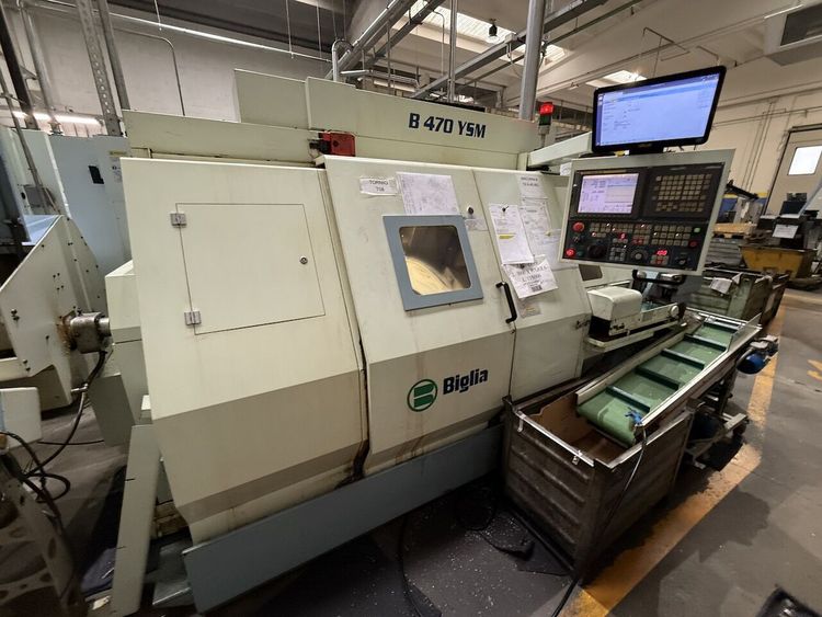 Biglia Fanuc 18i-TB 4000 rpm B470 YSM 2 Axis