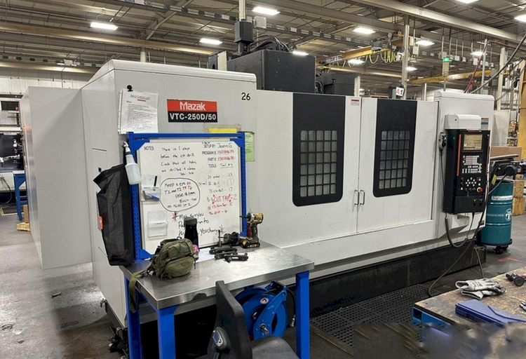 Mazak VTC-250D/50 3 Axis