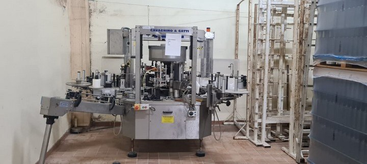 Cavagnino & Gatti CG80/1/5/3XPS, Labeling machine