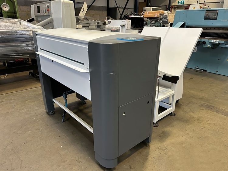 Heidelberg Saphira C95 calean out unit with mkIII plate stacker