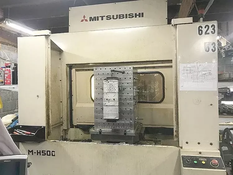 Mitsubishi M-H500 CNC HORIZONTAL MACHINING CENTER 4 Axis