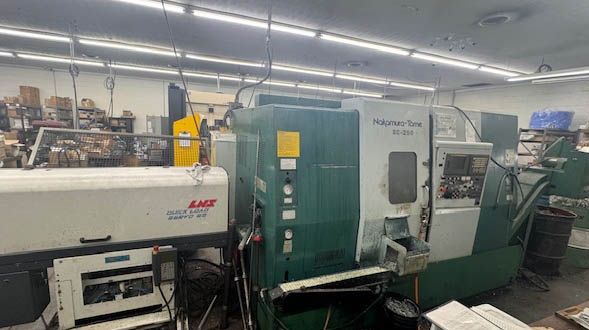 Nakamura Tome Fanuc Series 18i-T CNC Control 4500 rpm SC-250 4 Axis