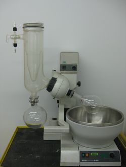 Buchi R-114 Rotary Evaporator with Dry Ice Condenser