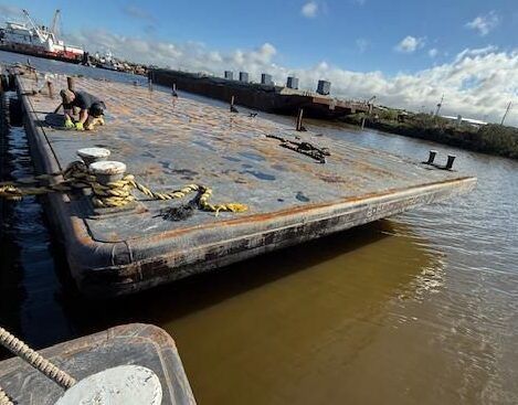 Steel Deck Barge