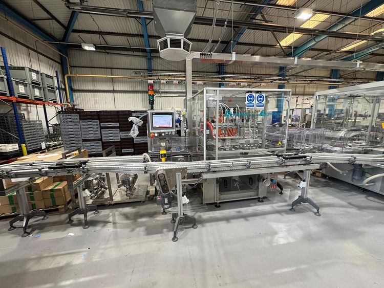 Groninger DFV 4005 / MCS 202L / OPTIMA CMF Liquid & Cream Filling and Packaging Line