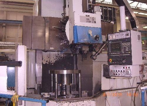 TOS SIEMENS Sinumerik 820T Max. 250 U/min SKIQ 12 CNC B 2 Axis Vertical Turret Lathe - Single Column