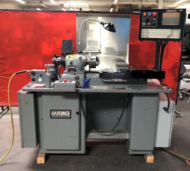 Omniturn OMNITURN CNC Lathe Hardinge DV59 Variabl Hardinge DV-59 CNC 2 Axis