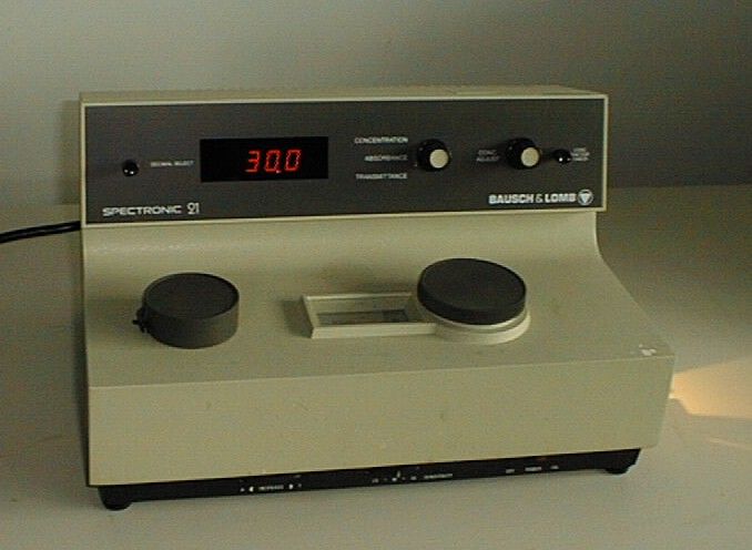 Spectronic 21, Uv-Vis Spectrophotometer