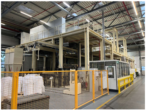 Oerlikon Meltblow non woven line
