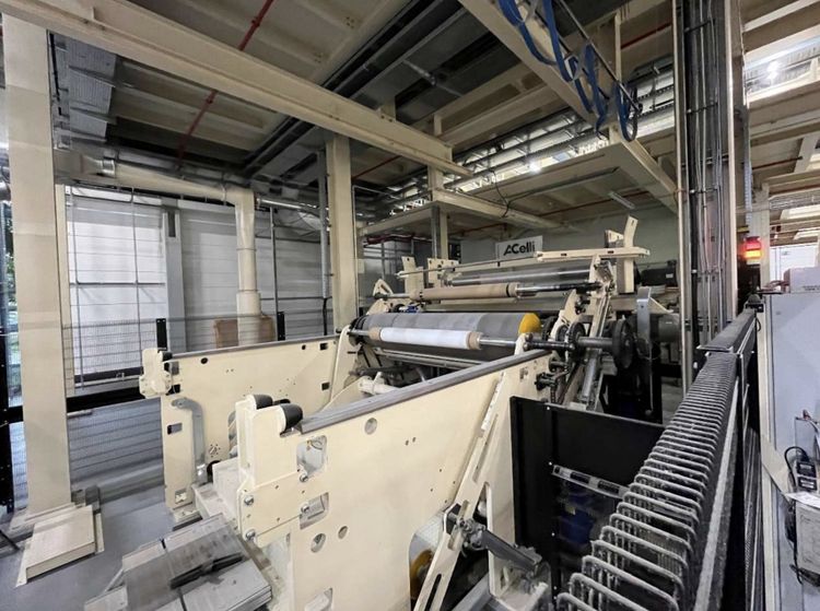 Oerlikon double beam meltblown line