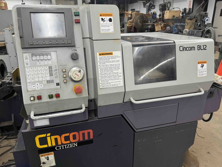 Citizen Fanuc 21i-TA or equivalent 12,000 BL-12 CNC Swiss Style 2 Axis
