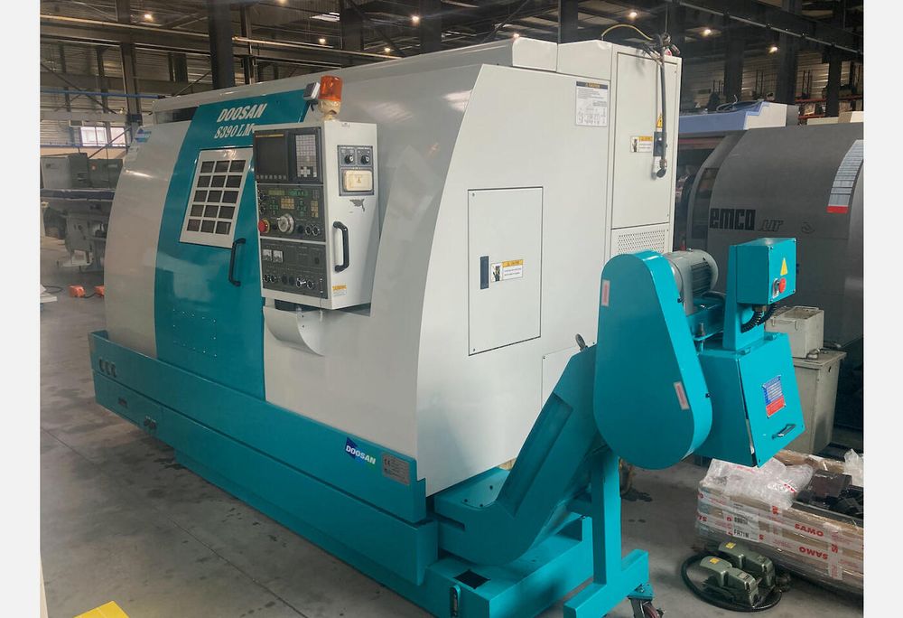 Doosan Cn Fanuc 21t 3500 Rpm S390 Lm 2 Axis