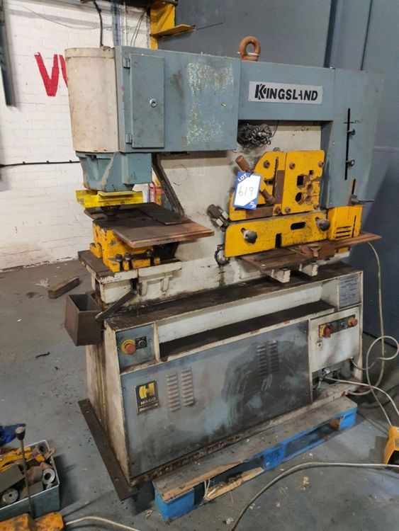 Kingsland MULTI 70 HYDRAULIC STEELWORKER Punching capacity 26 × 20