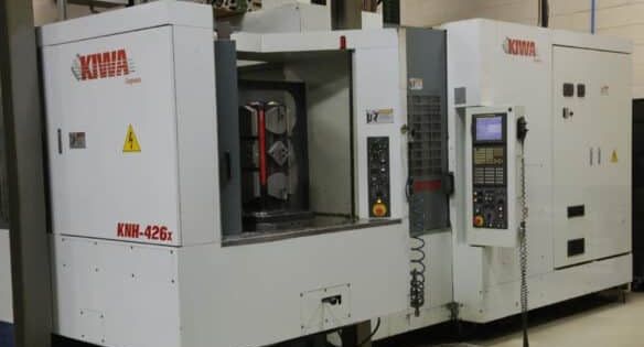 Kiwa Knh 426x With 6 Station Pallet Changer Cnc Horizontal Machining