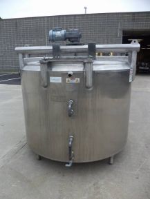 Cherry Burrell 600 Gallon Stainless Steel Jacketed Process Vessel