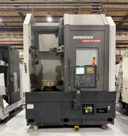 Doosan PUMA VT1100M  Turning diameter: 43.3"