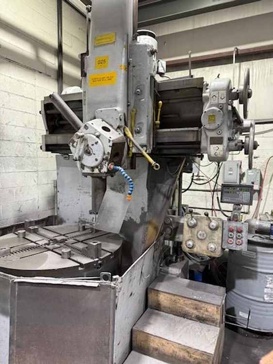 Webster & Bennett VERTICAL TURRET LATHE Maximum swing 56"