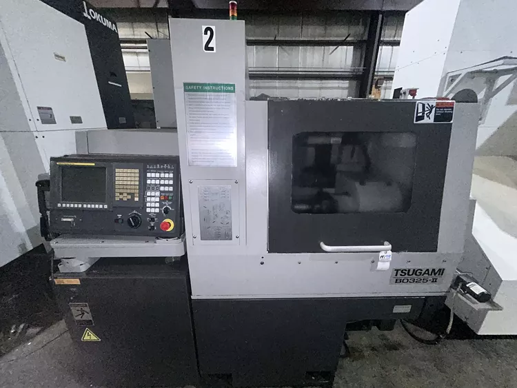 Tsugami Fanuc 0i-TD 8,000 rpm B0325-II 3 Axis