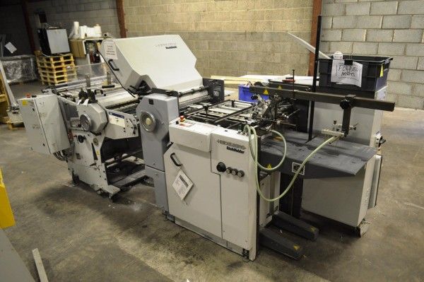 Heidelberg Finishing Stahlfolder Ti 40/4, Buckle plate folders