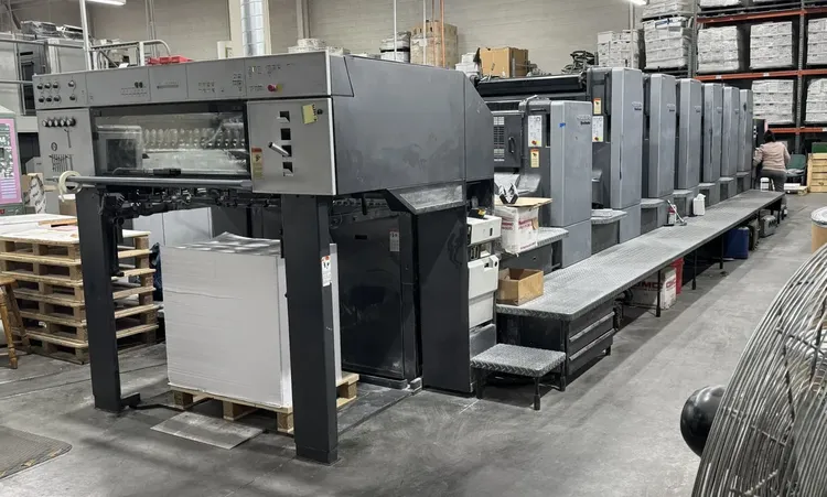 Heidelberg SM102-6P3+L 28" x 40"