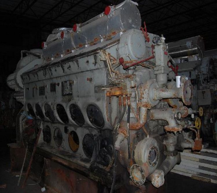 4 EMD 12-645E2 Marine Engines