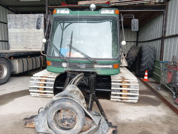 Pistenbully modified for agriculture use