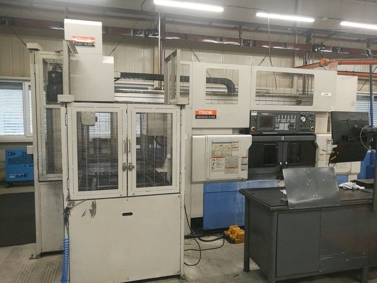 Mazak Mazak     Model: Mazatrol 640T 6000 1/MIN Multiplex 6100 + robot FLEX-GL50F 3 Axis