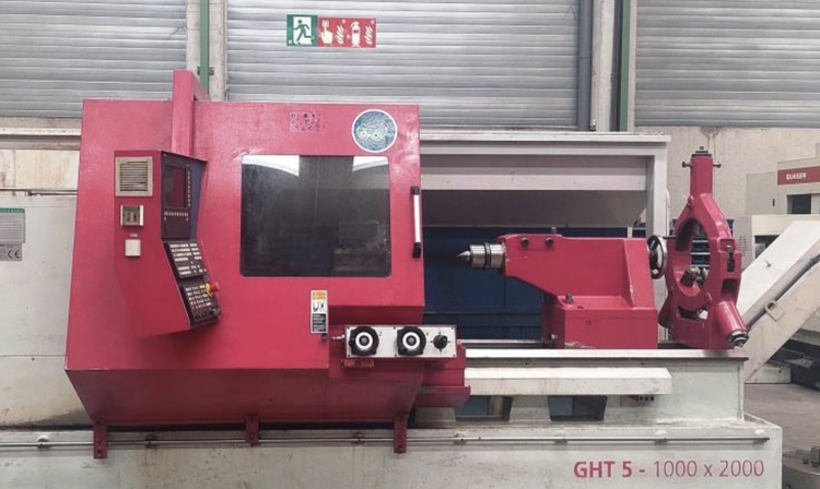 Geminis SIEMENS 840D 1400 rpm GHT5 G2 1000×2000 cnc lathe 2 Axis