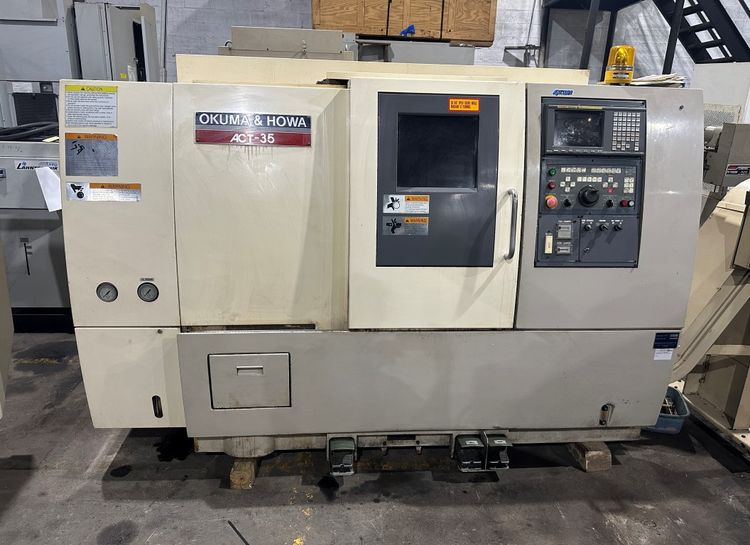 Okuma & Howa Fanuc 18T control Variable  ACT-35  2 Axis