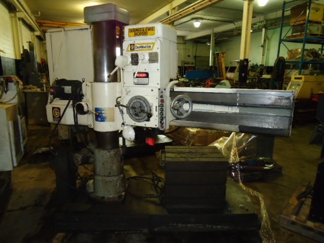 Bickford, Giddings & Lewis 4’ X 9” Radial Arm Drill 2500 Rpm