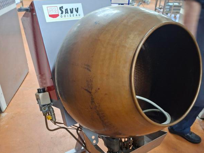 Savy GOISEAU Pralinatrice Copper ball dragee filling machine