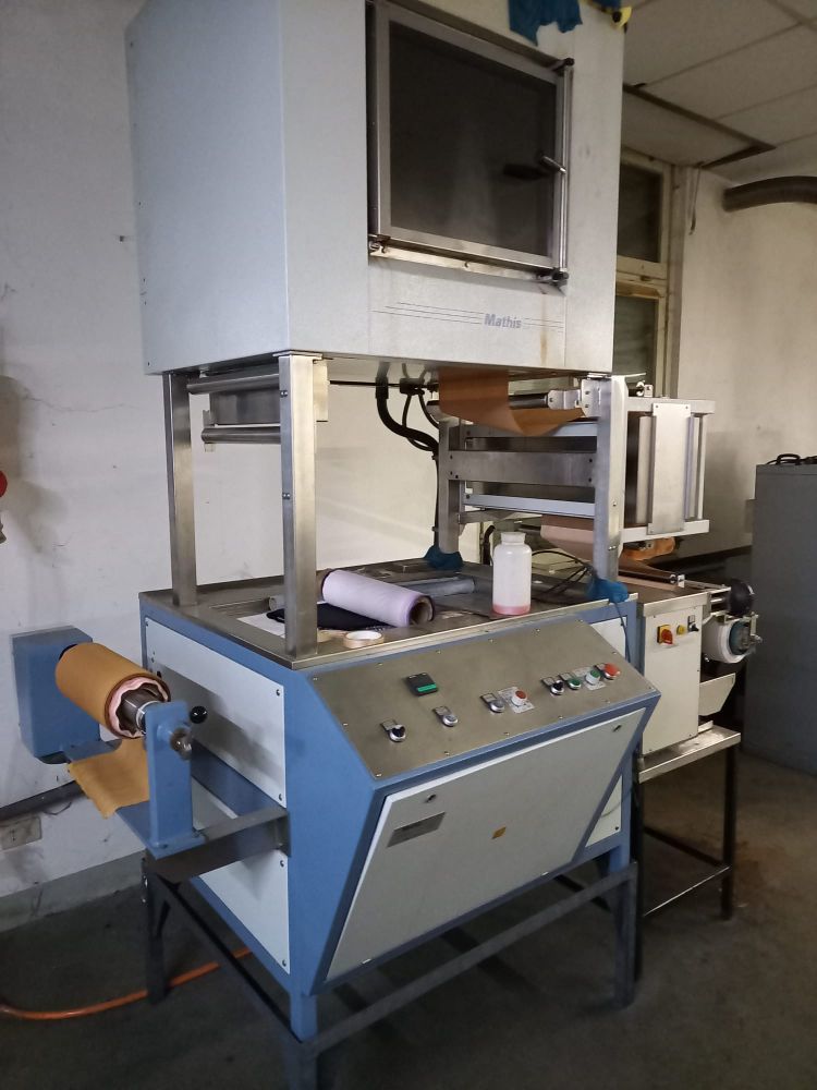 Mathis Sample infrared dyeing line with padder