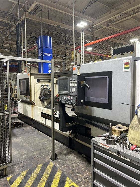 Okuma OSP-P300L Control Variabl LB4000EXII-M CNC Lathe 2 Axis