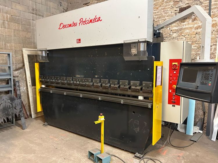 Descombes Precimeca 3000x80 Tons Press Brake 80 Tons