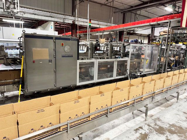 Hartness 2800 Automatic Case Packer with Laner
