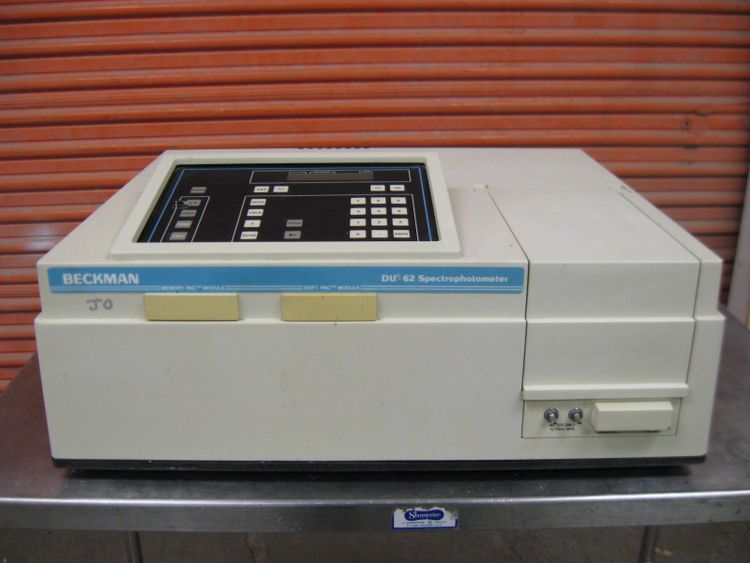 Beckman DU-62, UV/VIS Spectrophotometer