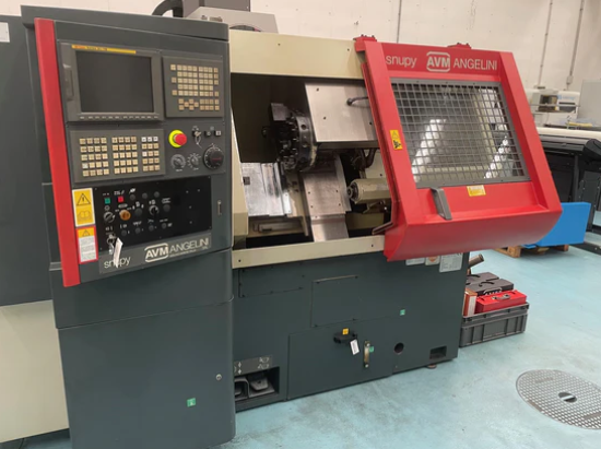 Angelini GE FANUC Series 21i-T 4500 rpm, stepless SNUPY 2 Axis