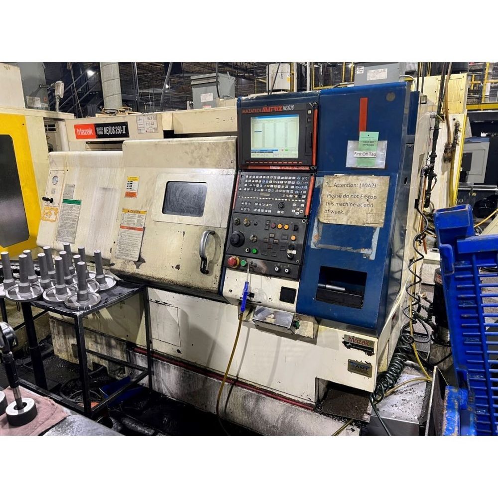 Mazak Mazatrol Matrix Nexus 4000 RPM QTN250II 2 Axis