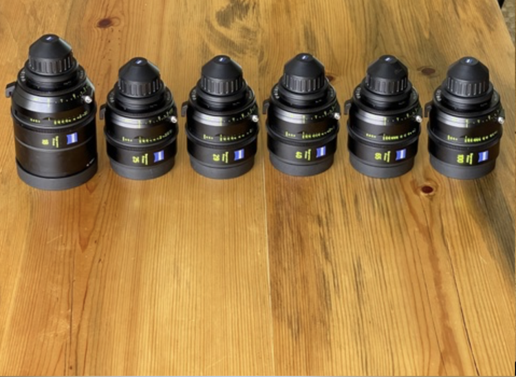 ZEISS Supreme Prime PL Mount Set – 6 Lens Set