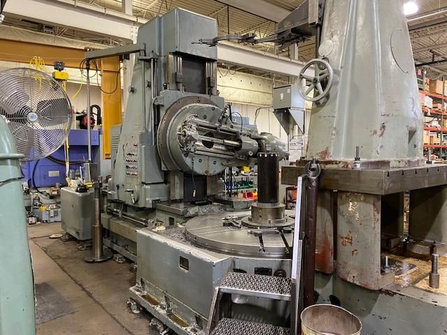 Stanko 5A342II RANGE OF SPINDLE ROTATION: 8 - 125 RPM VERTICAL SPUR & HELICAL GEAR HOBBER